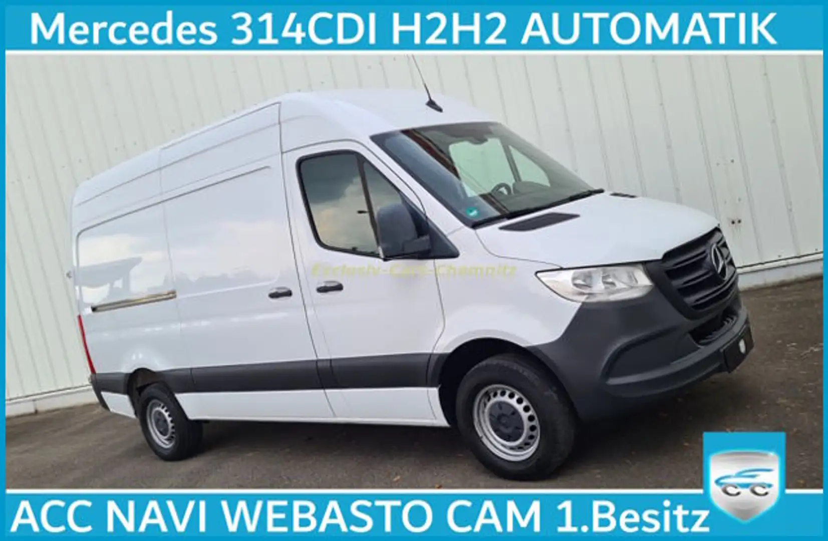Mercedes-Benz Sprinter 314 L2H2 ACC Navi Standheizung AHK Blanco - 1