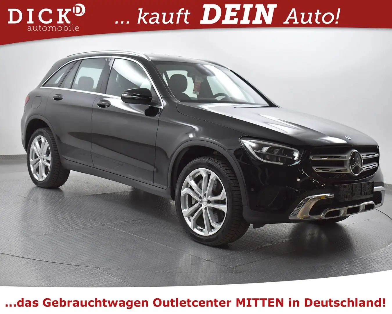 Mercedes-Benz GLC 300 de 4M STANDHZ+AHK+KAMER+NAV+LED+SHZ+20" Schwarz - 1