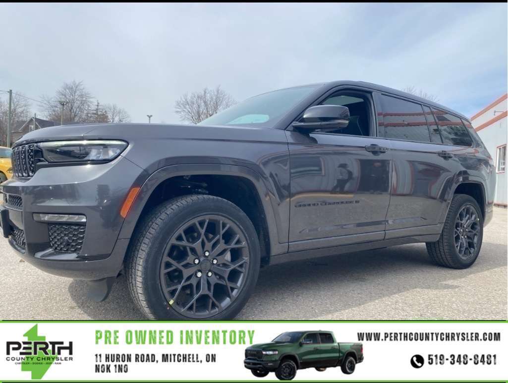 Gray 2025 Jeep Grand Cherokee L SUV / Crossover Four-Wheel Drive 8-Speed Automatic