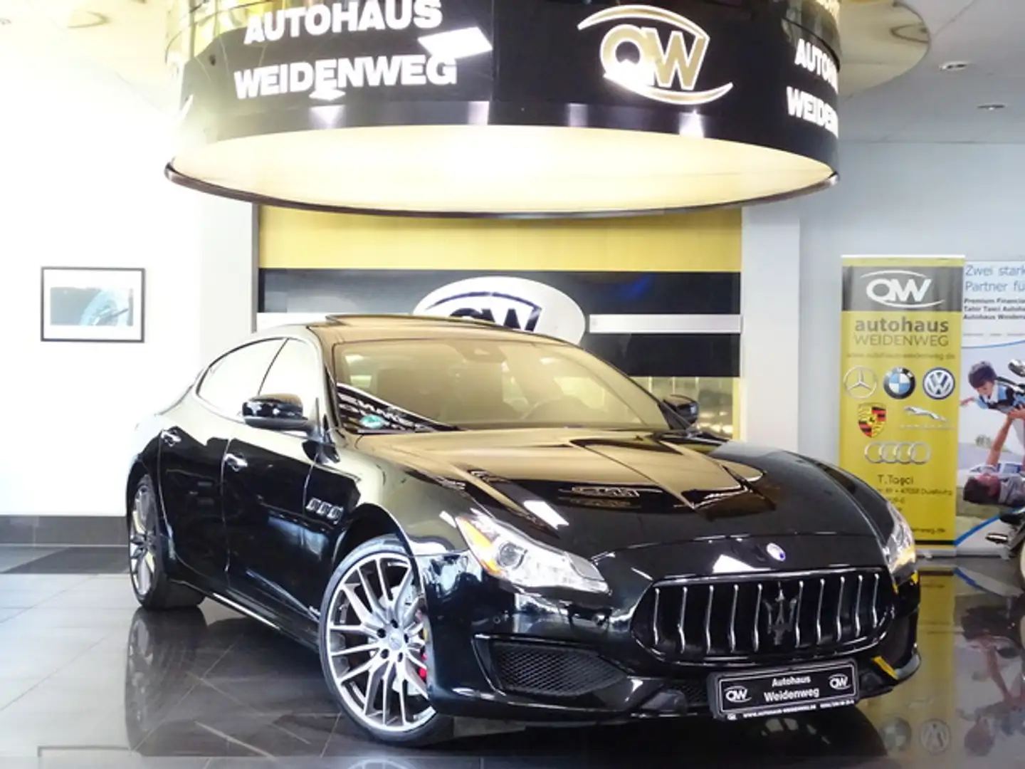Maserati Quattroporte 3.0 V6 Facelift Navi Leder Cam1Hand Noir - 1