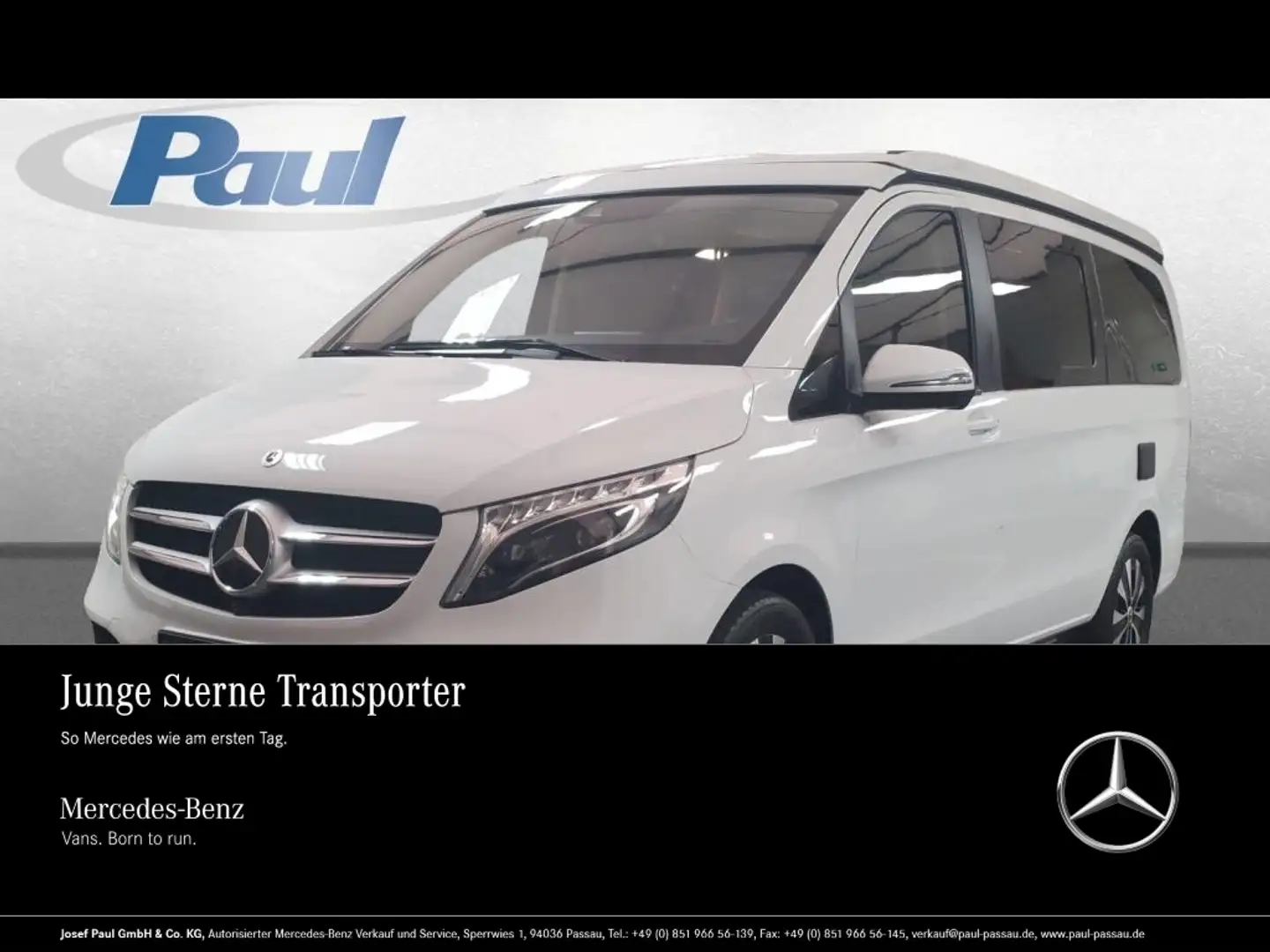 Mercedes-Benz V 300 Marco Polo V300 4M EDITION Airmatic+360°+Leder Blanc - 1