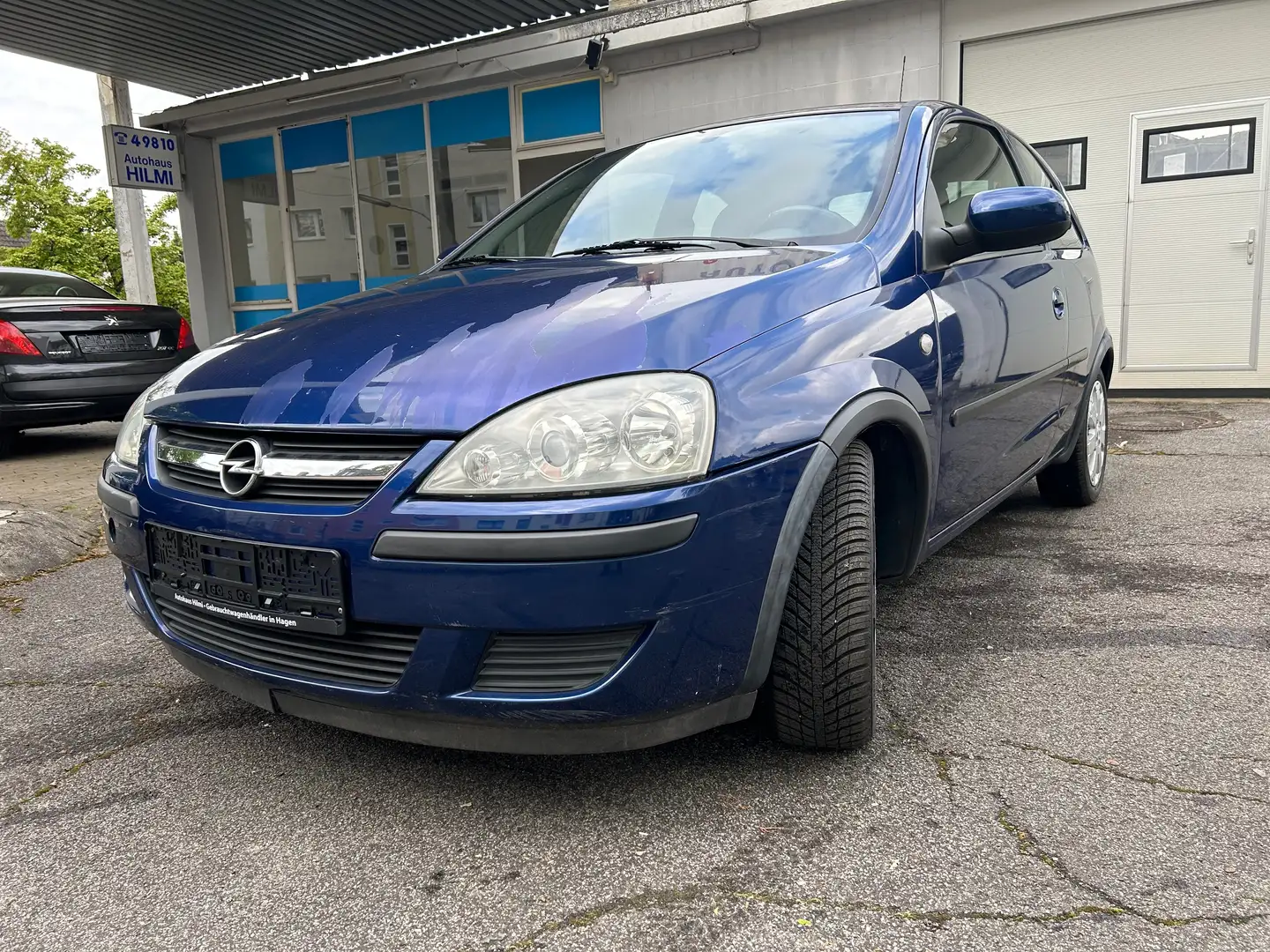 Opel Corsa 1.2 16V*Automatik*TÜV NEU*SERVICE NEU Синій - 1