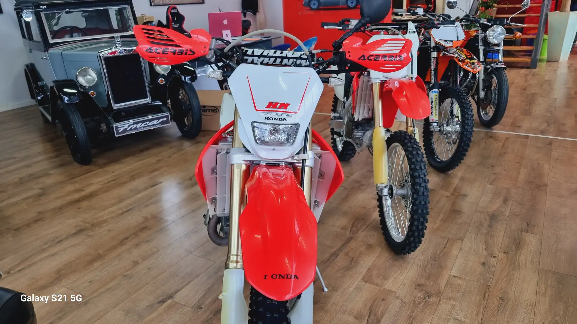 Honda CRE 450 CRE 450   TARGATA Rosso - 1