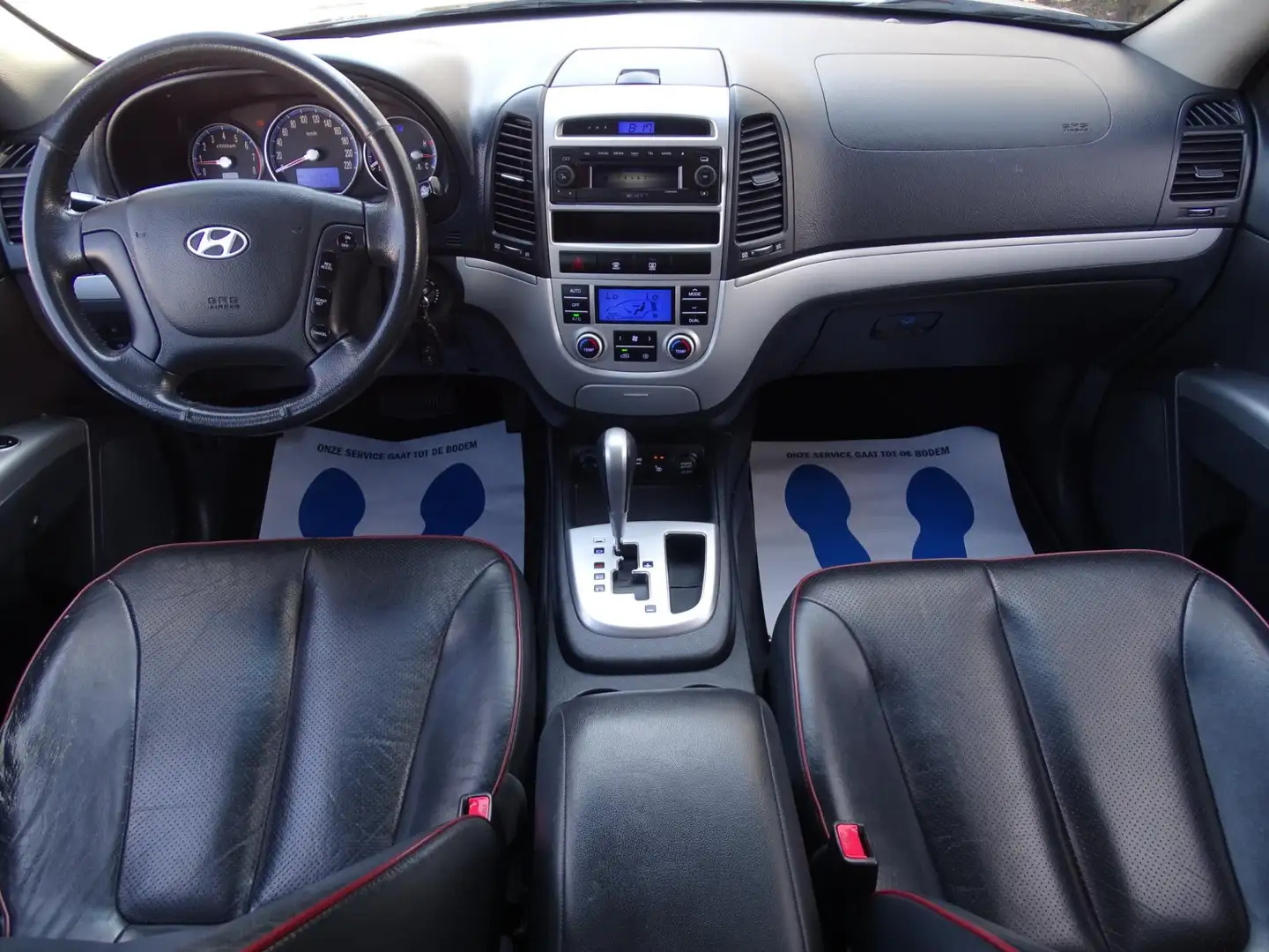 Hyundai SANTA FE 2.7i V6 4WD Supreme - AUTOMAAT - STOEL VERW - CRUI Negro - 2