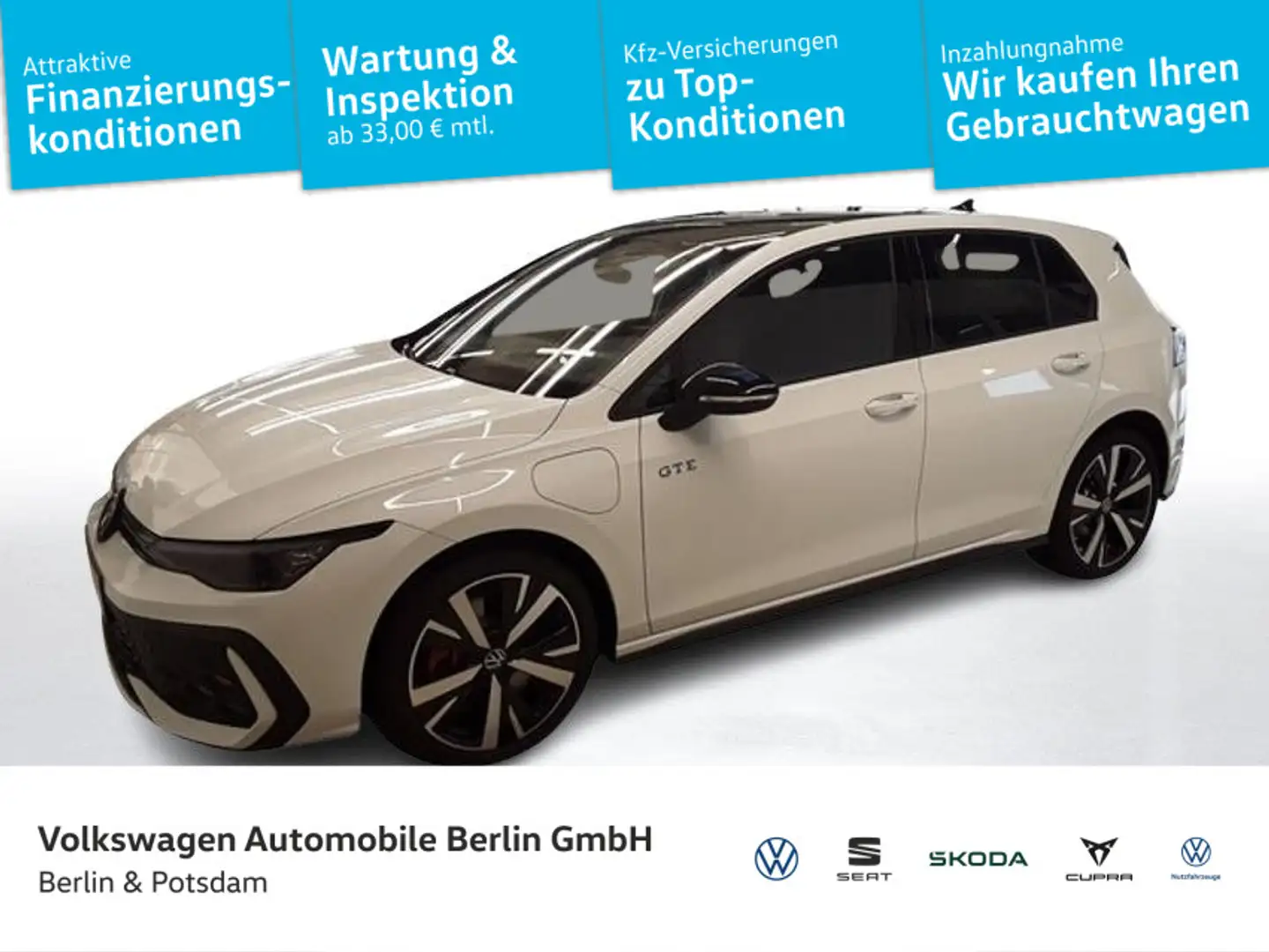 Volkswagen Golf GTE VIII 1.5 eHybrid GTE DSG Weiß - 1