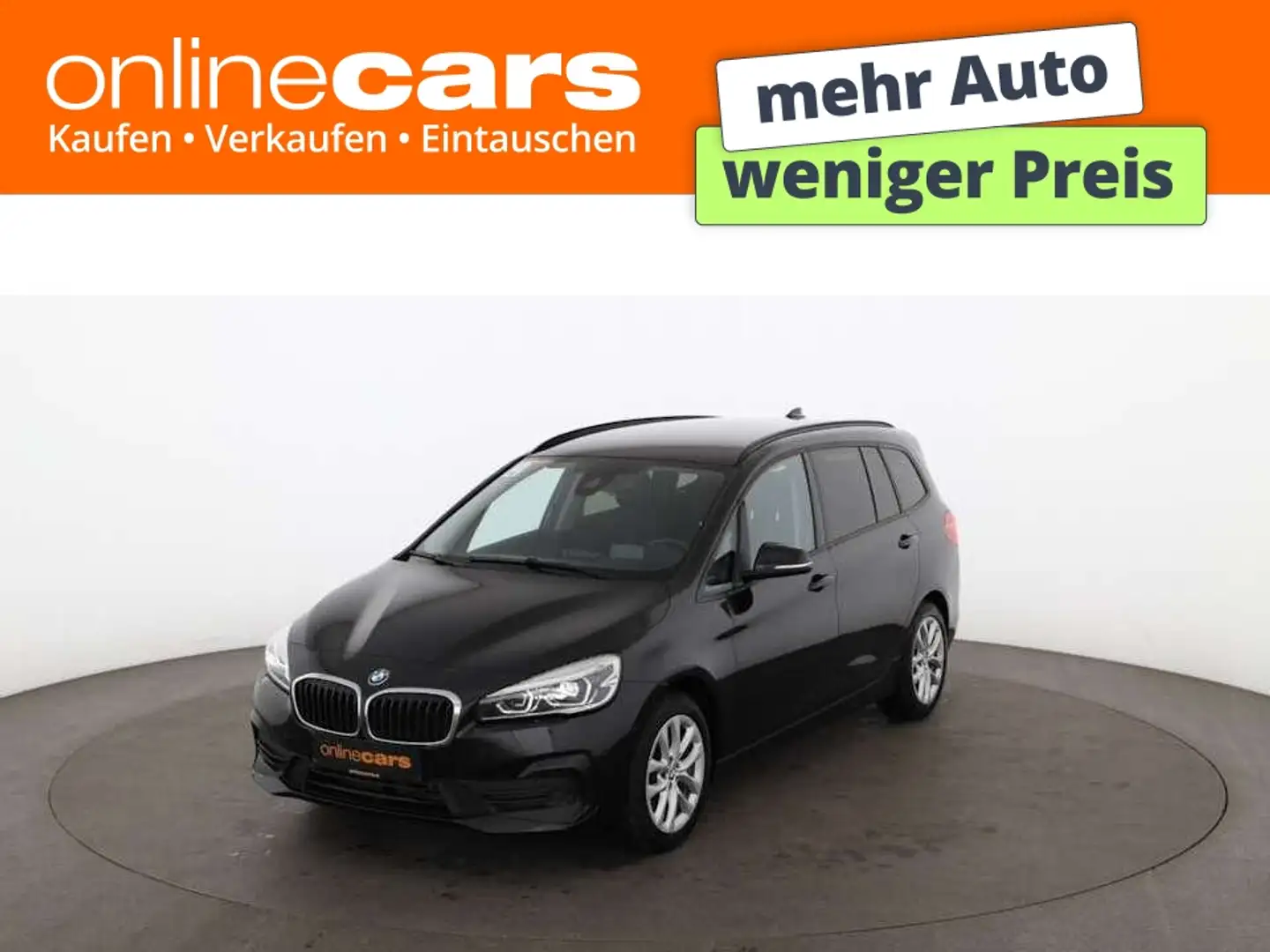 BMW 218 d Gran Tourer Advantage Aut LED HEAD-UP NAVI Schwarz - 1