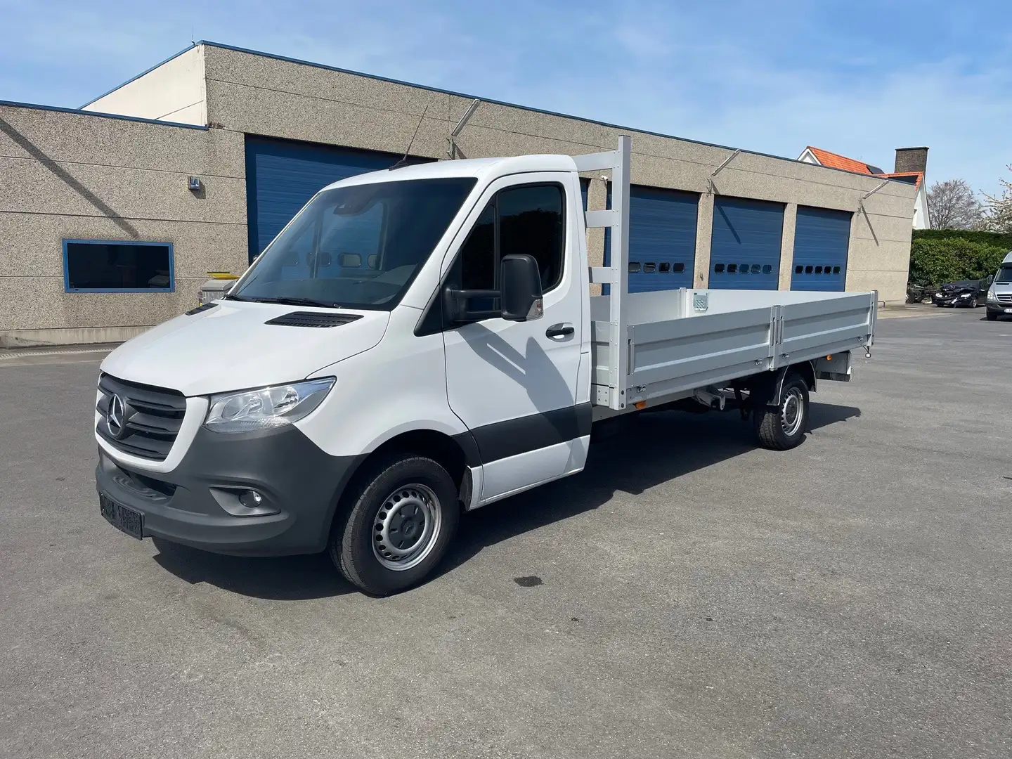 Mercedes-Benz Sprinter 317 d met open laadbak | 36.800 EUR + BTW Wit - 1