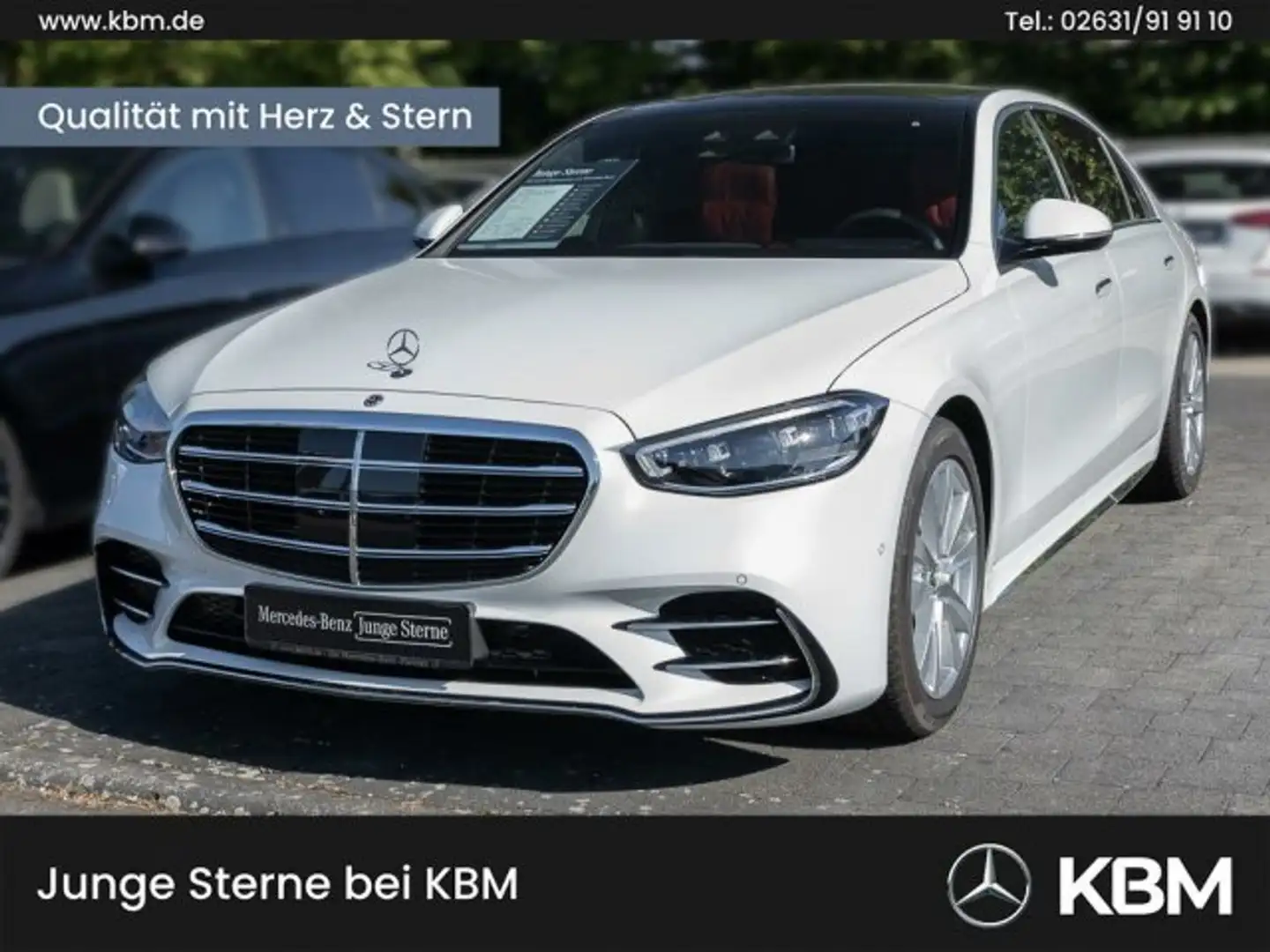 Mercedes-Benz S 350 S 350 d LANG AMG°WHITE/RED°Klima&SitzklimaX4°PAN Blanco - 1