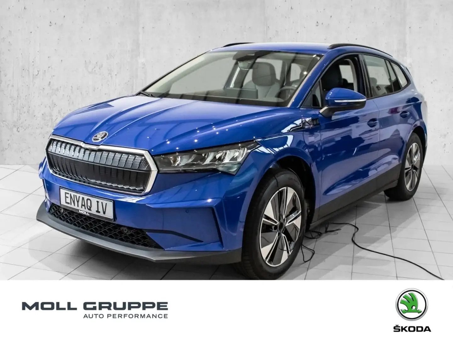 Skoda Enyaq 60 Loft LM LED KEYLESS ACC PDC ALCANTARA Kék - 1