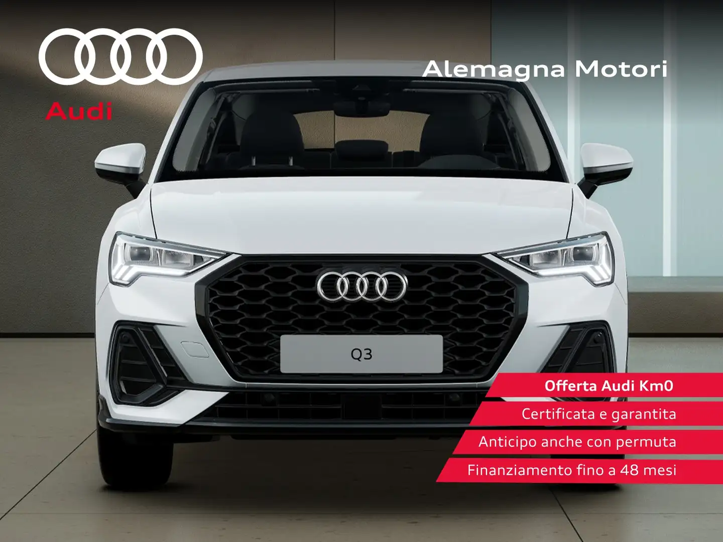 Audi Q3 sportback 45 1.4 tfsi e business plus s-tronic Bianco - 2