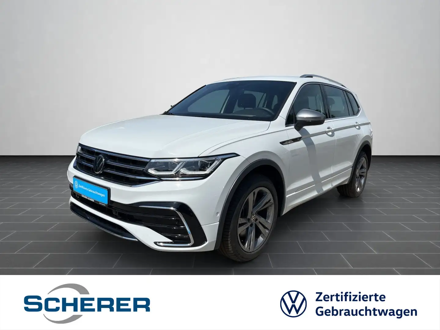 Volkswagen Tiguan Allspace 2.0 TDI DSG 4Motion R-Line AHK R Biały - 1