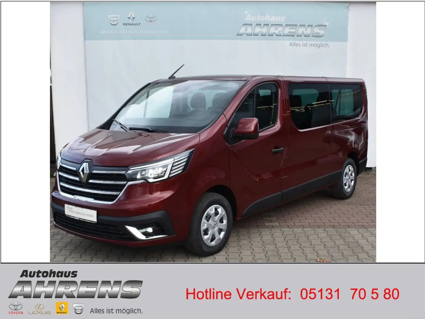 Renault Trafic Blue dCi150 Grand Life Klima Navi AHK Rot - 1