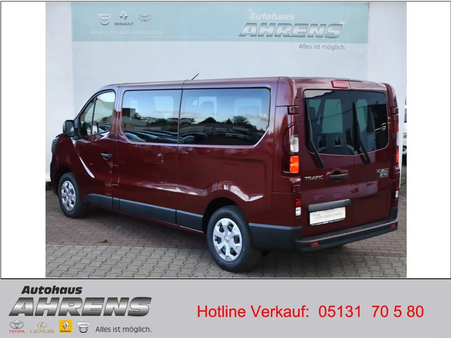 Renault Trafic Blue dCi150 Grand Life Klima Navi AHK Rot - 2