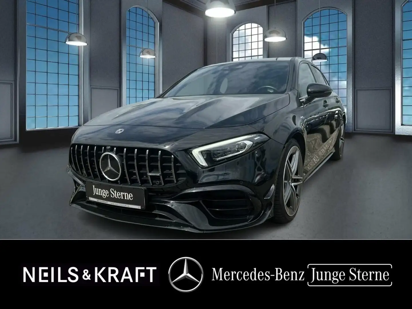Mercedes-Benz A 45 AMG AMG A 45 4M+ PANO+NIGHT+MEMORY+FAHRASSIST+MULTIB Noir - 1