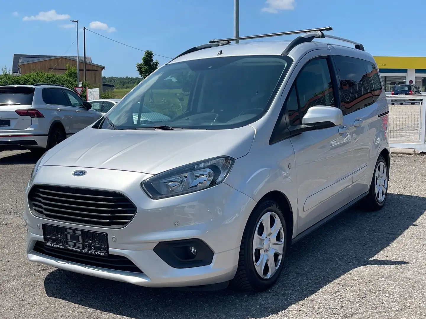 Ford Tourneo Courier Trend°TEMPOMAT°EINPARKHILFE° Srebrny - 1