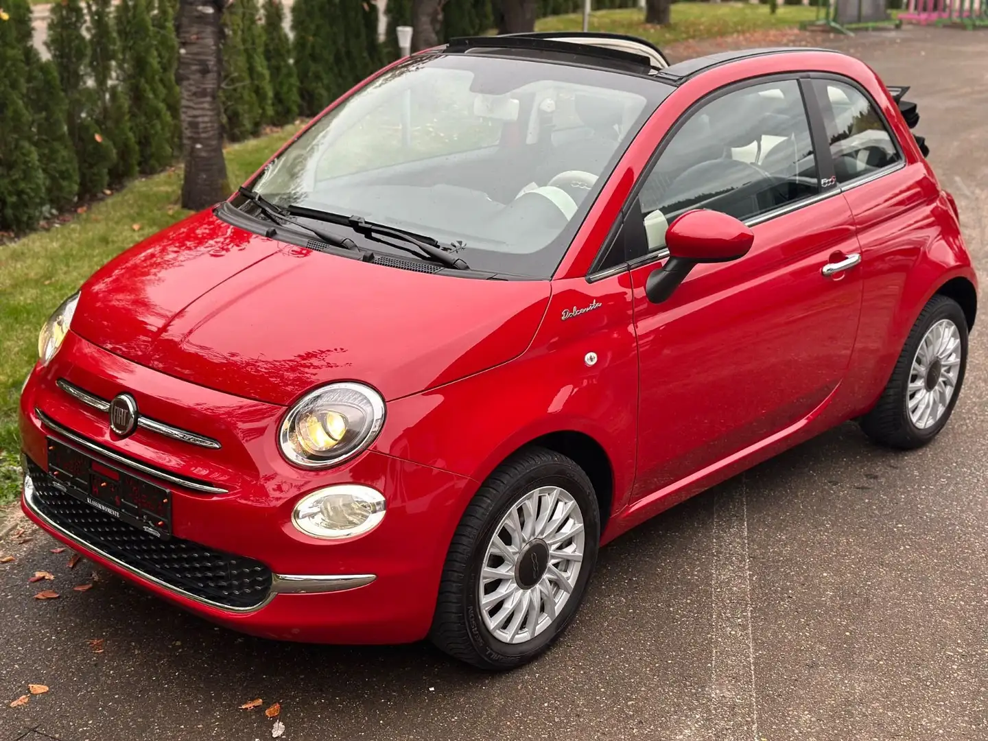Fiat 500C Dolcevita/DAB/LED/PDC/Tempomat/1.Hand/ Rot - 1