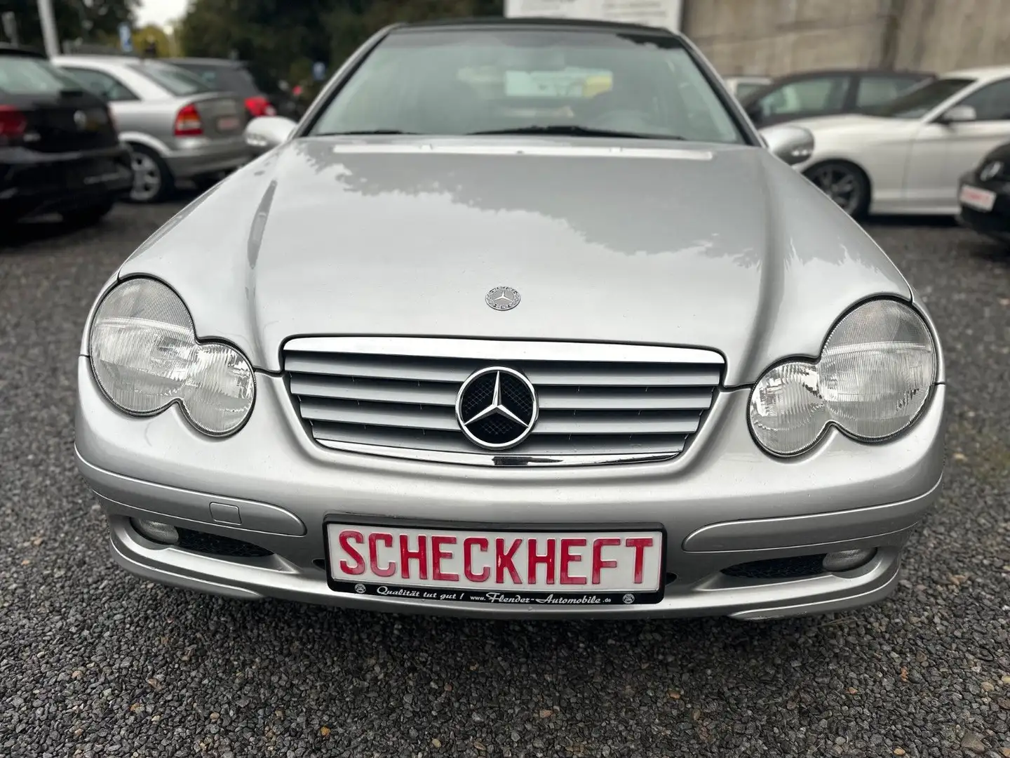 Mercedes-Benz C 200 K Sportcoupe inkl. 3 Jahre Hausgarantie Silber - 2
