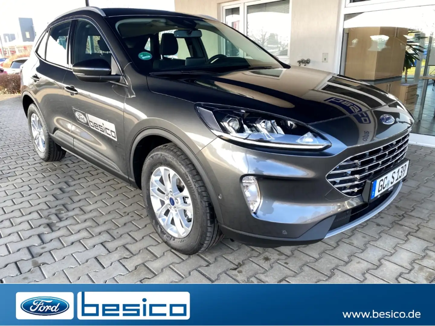 Ford Kuga Titanium+NAV+DAB+PDC+iACC+BLIS+KeyFree+LMF+ Grau - 1