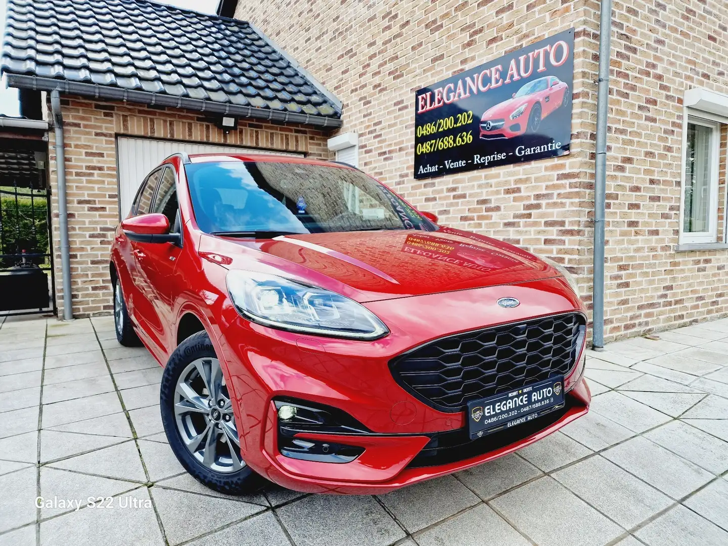 Ford Kuga 2.5 EcoBoost FWD PHEV ST-Line X Full Opt Garantie Rouge - 1