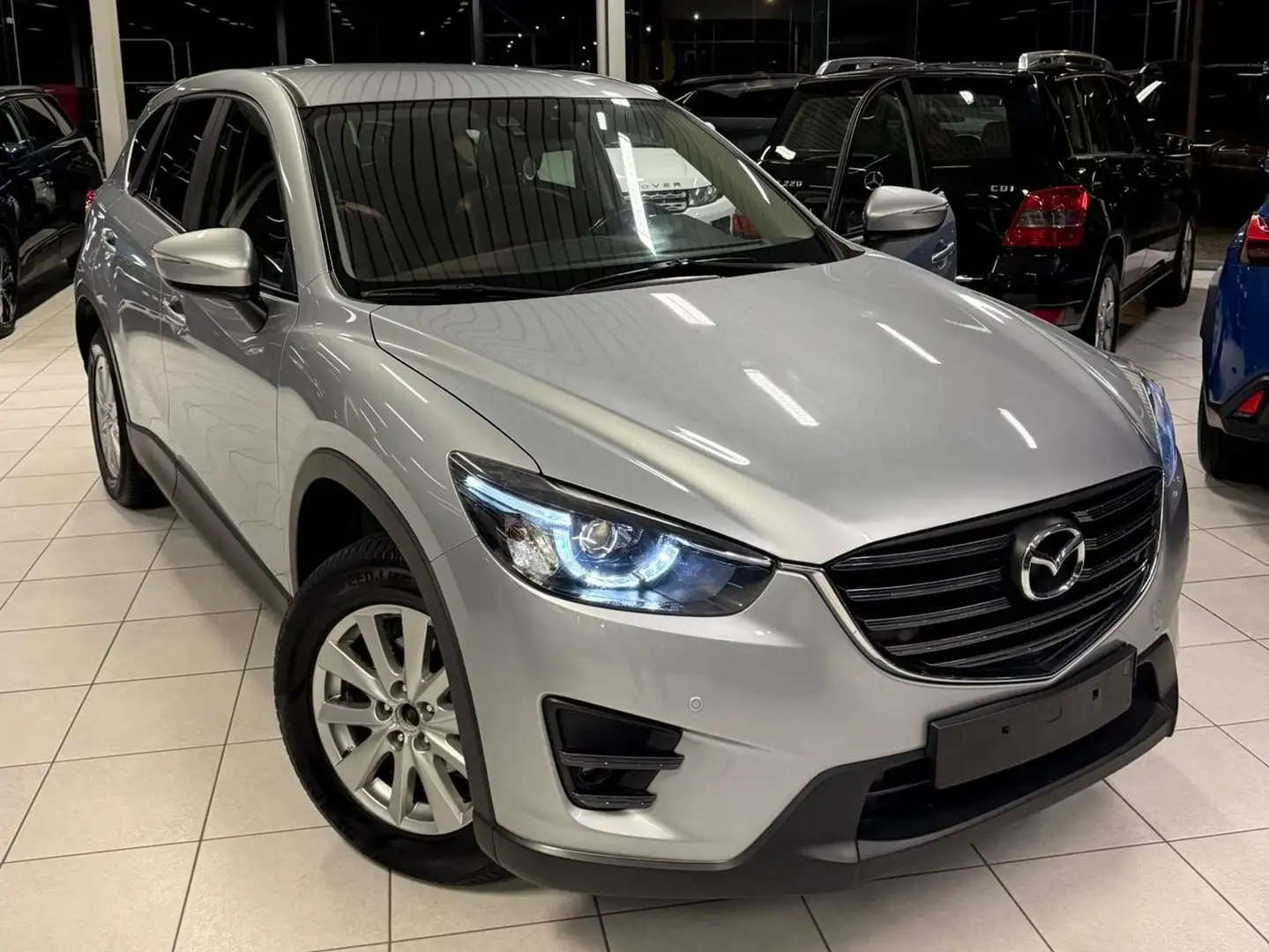 Mazda CX-5 2.2D 110Kw Euro 6B GPS Année 2015, 108.000Km Zilver - 1