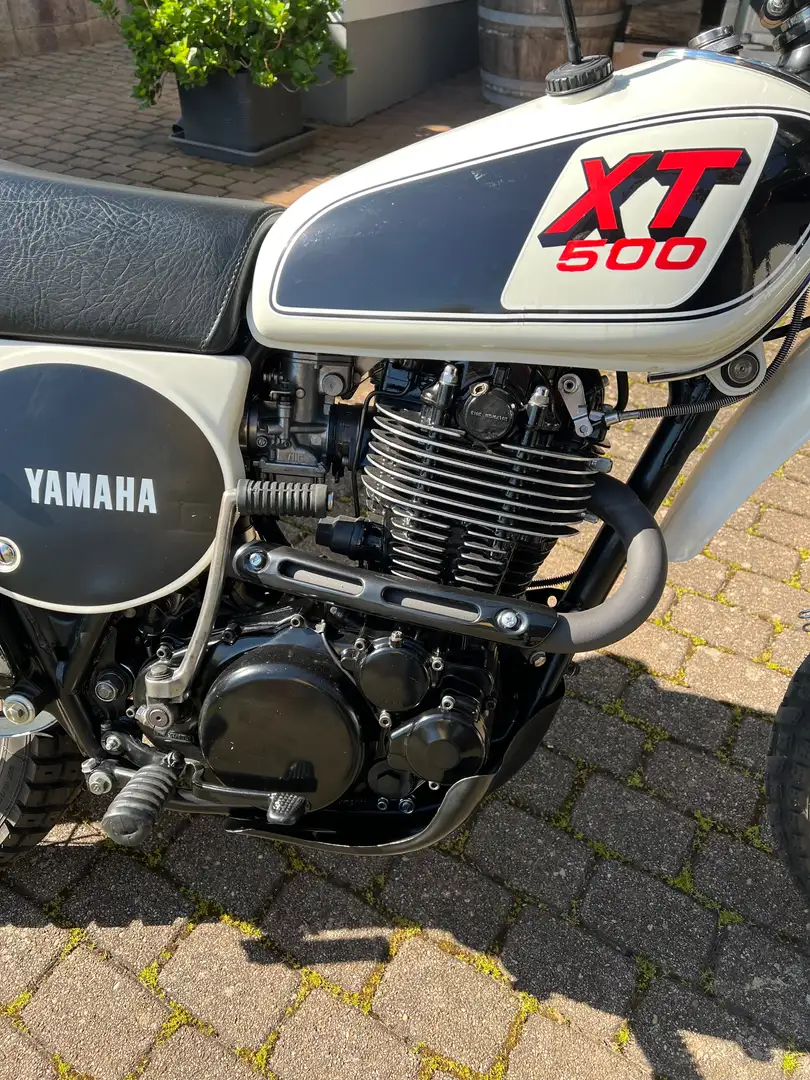 Yamaha XT 500 1U6 Blanco - 2