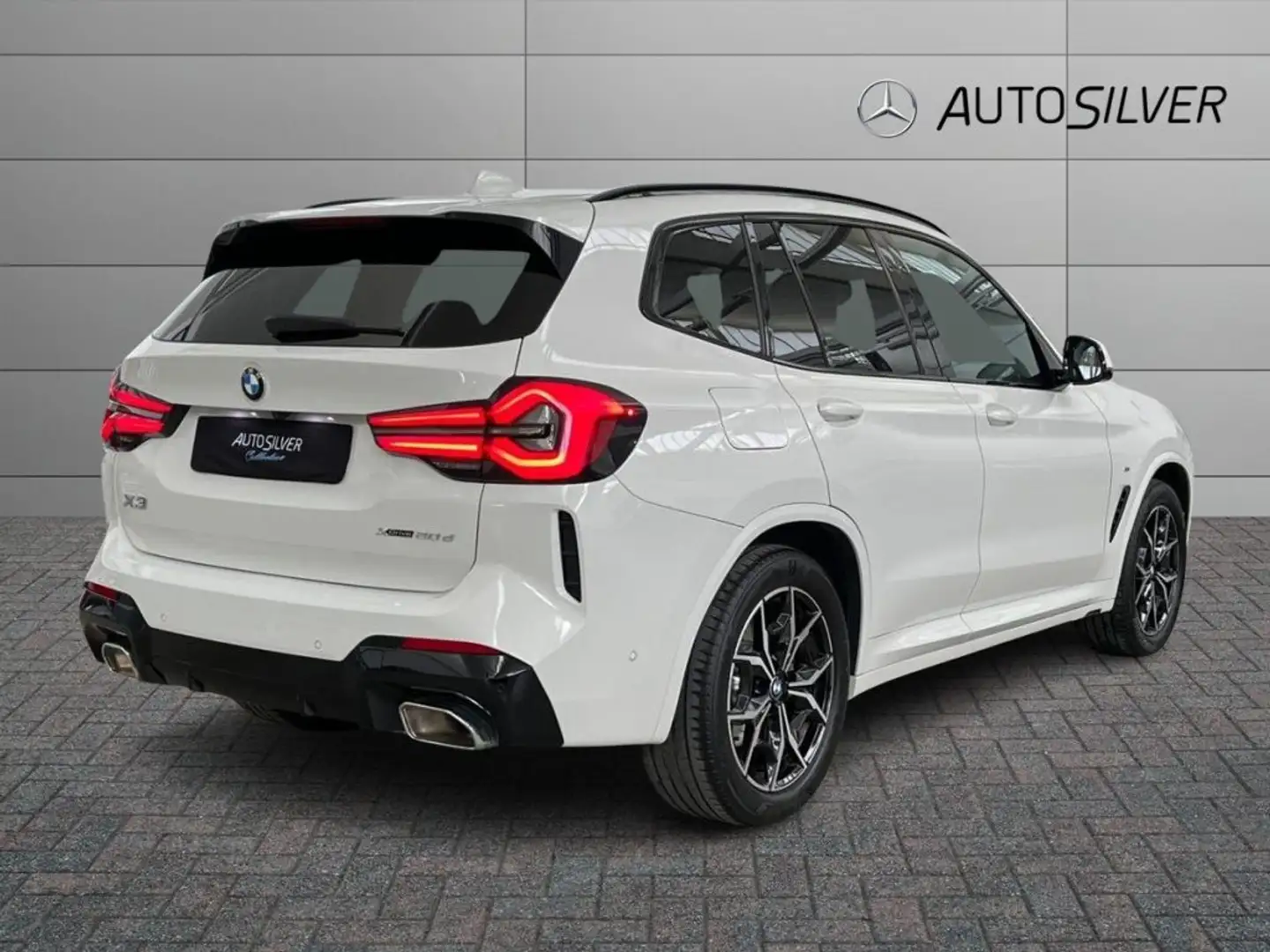 BMW X3 xDrive20d 48V Msport Blanc - 2
