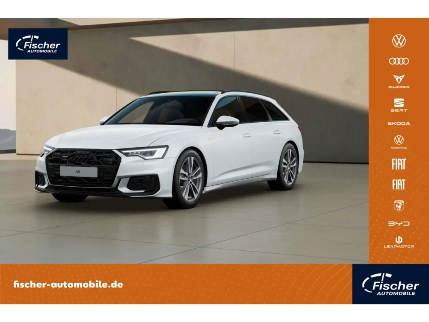 Audi A6 Avant 45 TDI quattro S line AHK/P-Dach/19'' Weiß - 1