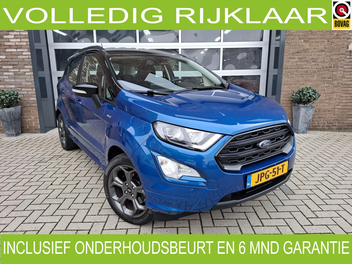 Ford EcoSport 1.0 EcoBoost ST Line 140pk! Bleu - 1