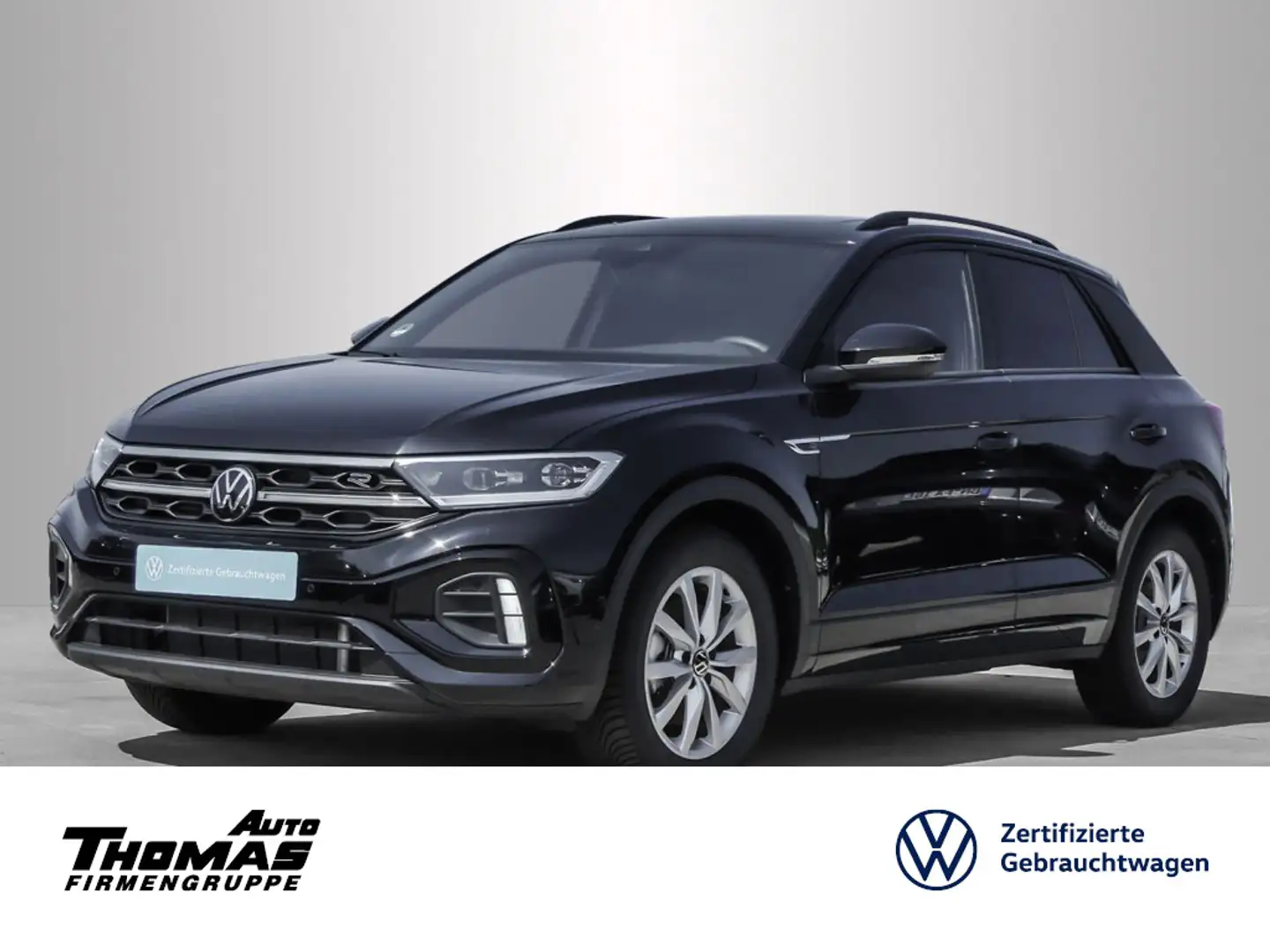 Volkswagen T-Roc R-Line  2.0 TSI 4M DSG PANO+STDHZG+ACC+AHK Schwarz - 1