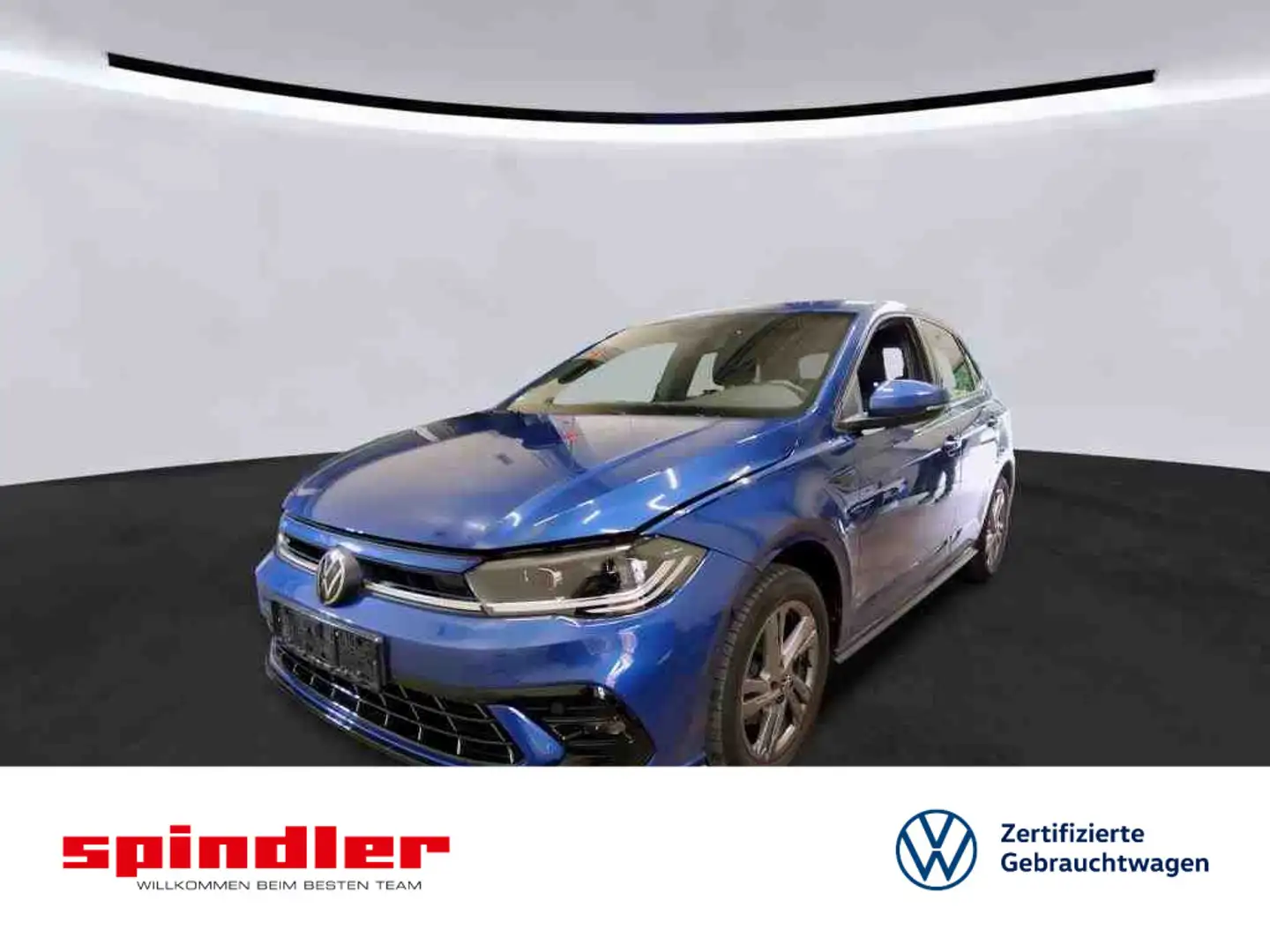 Volkswagen Polo R-Line 1.0 TSI DSG/ Matrix, ACC, AppConnect Blau - 1