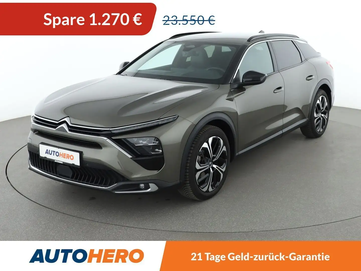 Citroen C5 X 1.2 PureTech Shine Aut.*NAVI*CAM*SHZ*LHZ*TEMPO*ALU Green - 1