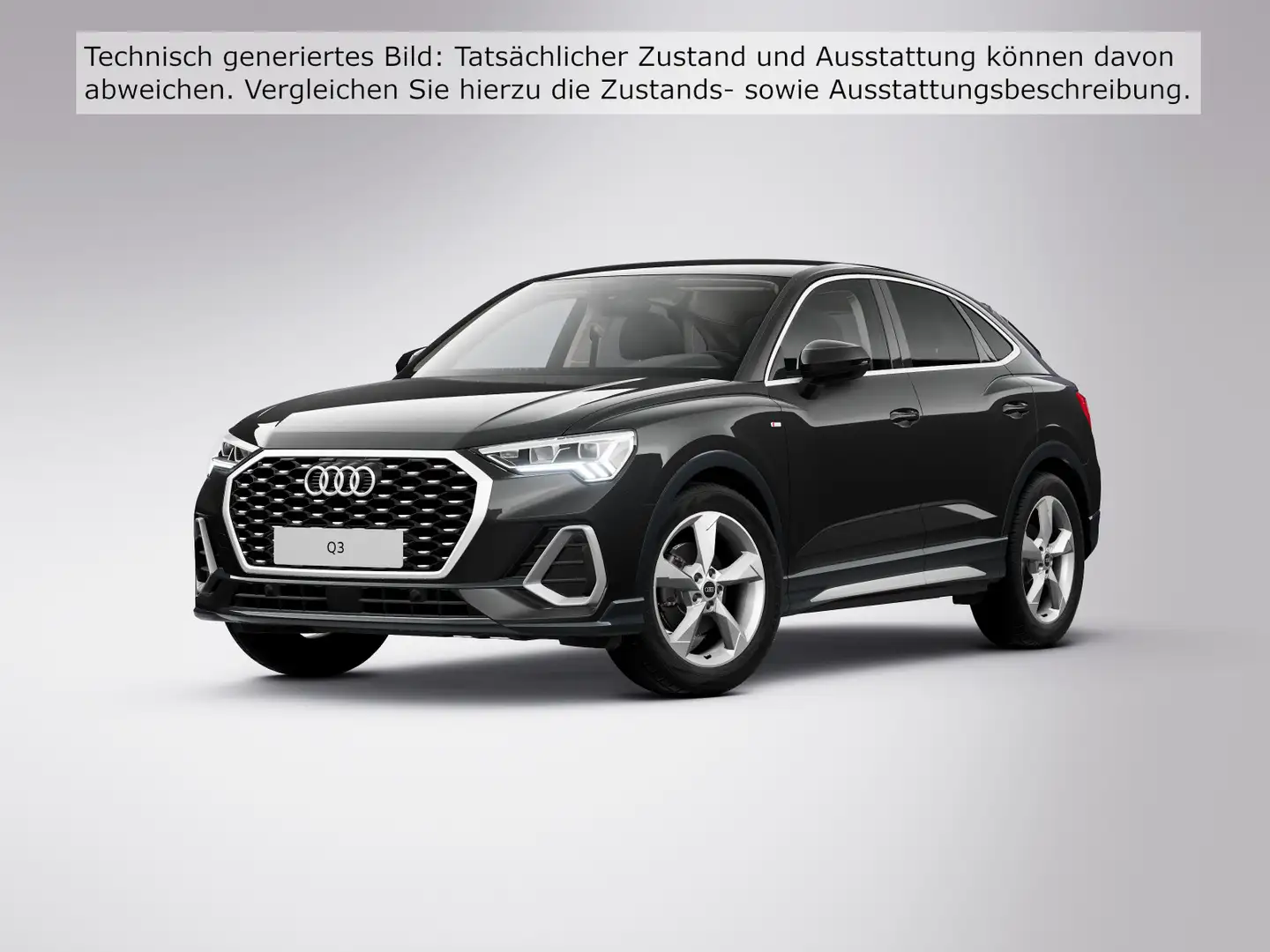 Audi Q3 35 TFSI S LINE LM19 LED AHK NAVI Schwarz - 2