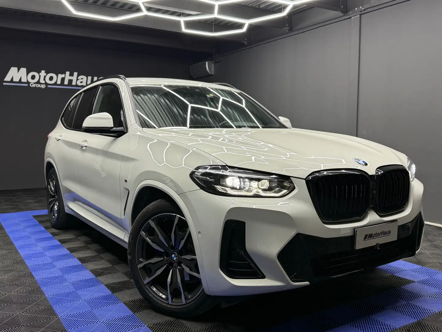 BMW X3 xdrive 20d mhev 48V Msport Blanc - 1