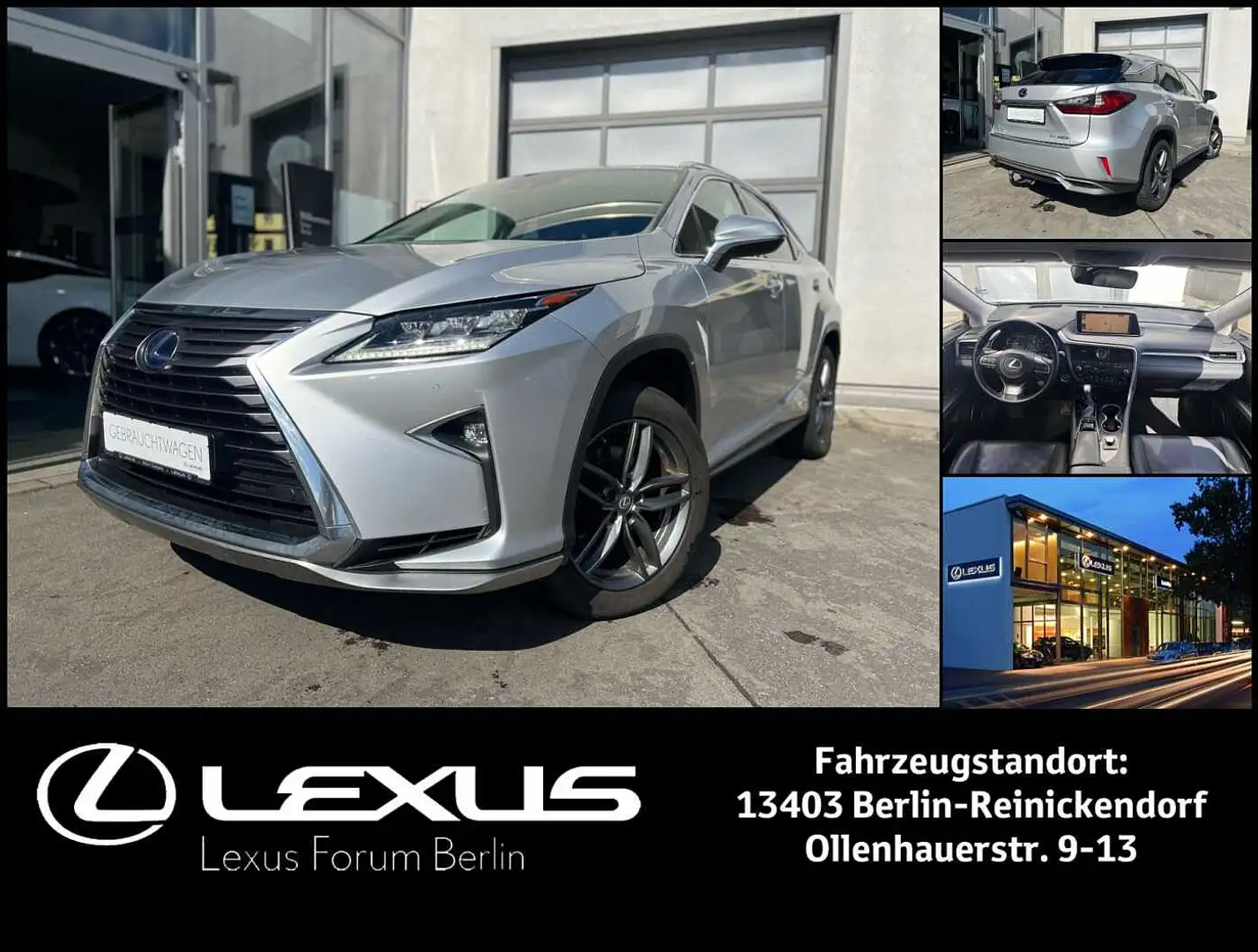Lexus RX 450h RX450h Executive Line * Navigation * Anhängerkuppl Silber - 1