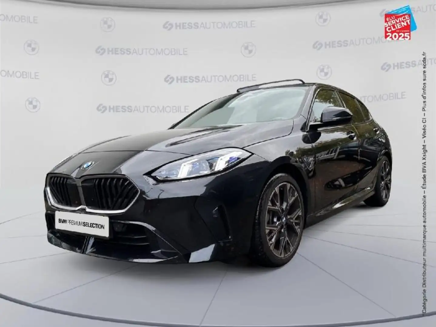 BMW 120 120dA 163ch DKG7 Touvrant GPS Camera Carplay Noir - 1