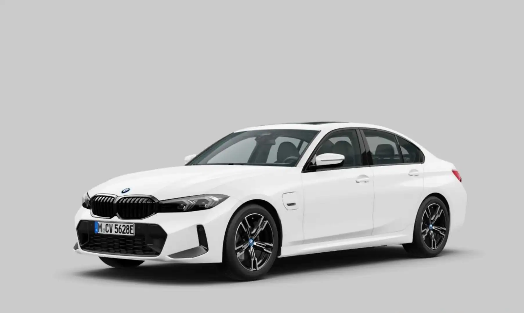 BMW 320 e M Sport Aut. - Schiebedach - Widescreen - HIFI Weiß - 1