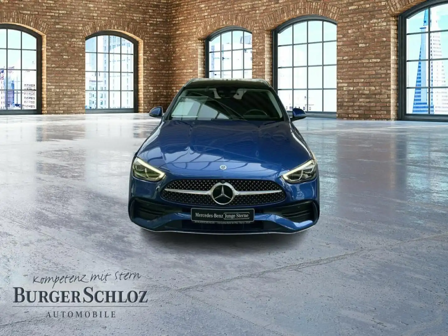 Mercedes-Benz C 300 T e AMG Pano HUD AkustikGlas ACC PDC SHZ Blau - 2