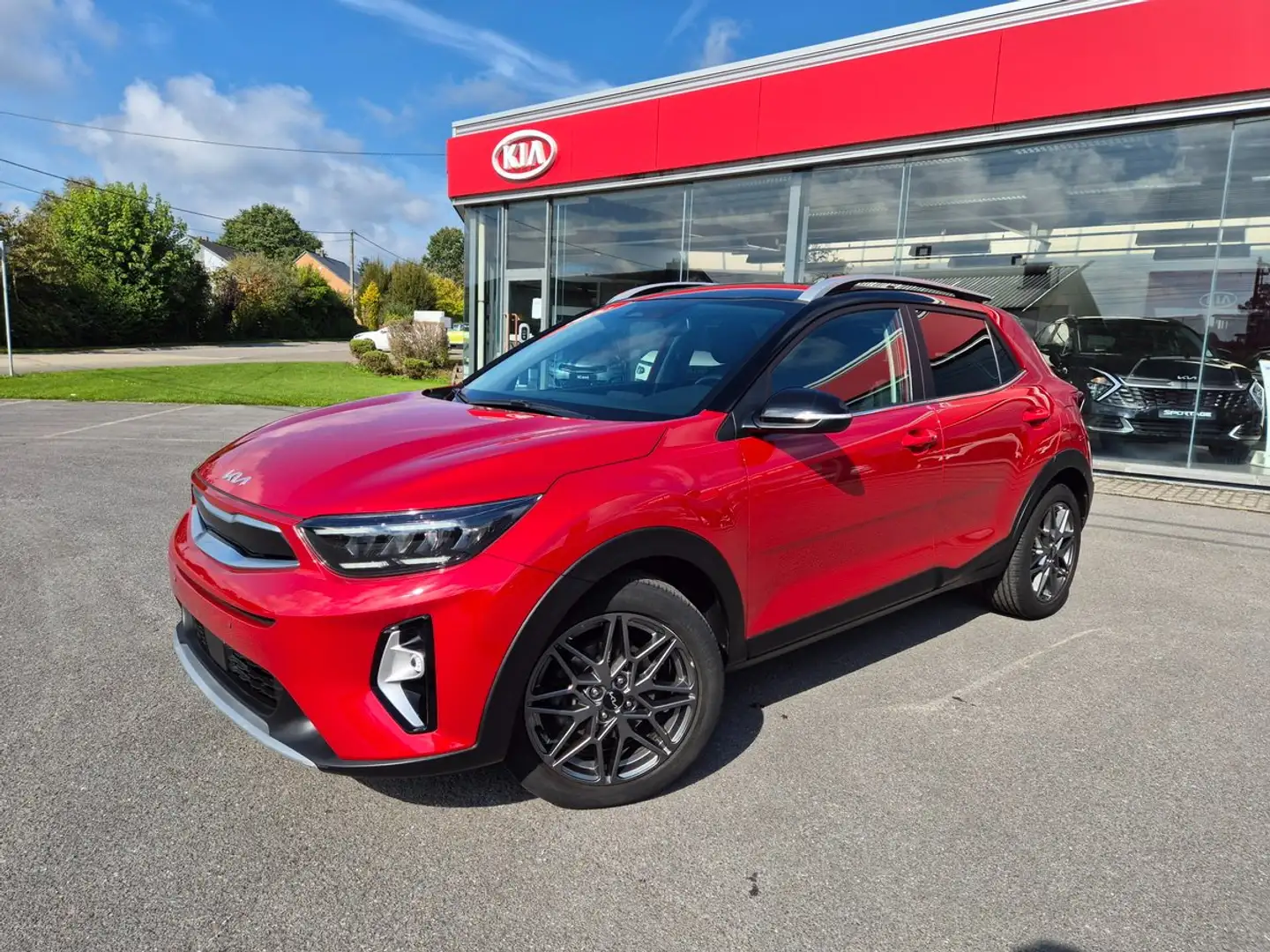 Kia Stonic Stonic 1.0 T Black Edition + pack  AUTOMATIQUE👍 Rouge - 1