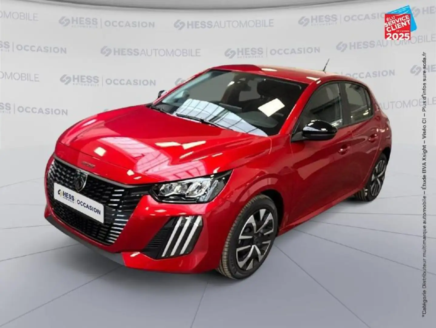 Peugeot e-208 1.2 PureTech 100ch S\u0026S Active Rouge - 1