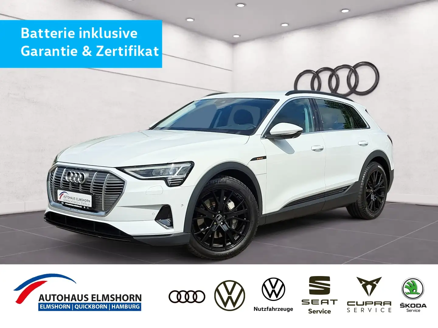 Audi e-tron 55 quattro NAV APP 4xKAM LED 21" SHZ Weiß - 1