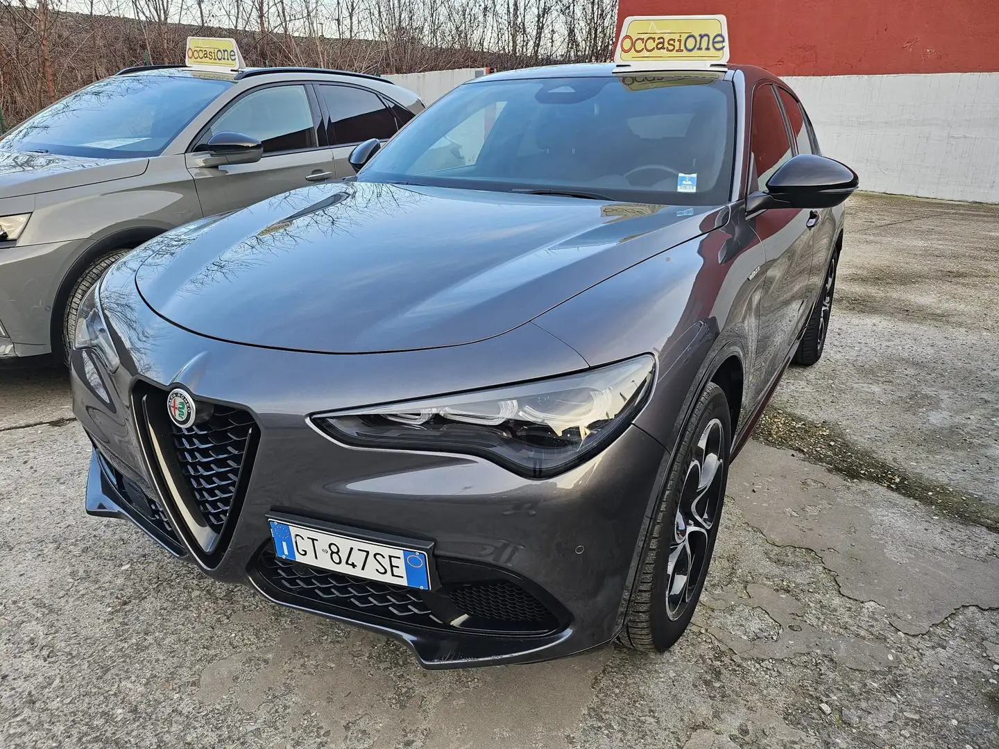 Alfa Romeo Stelvio Stelvio 2.2 t Tributo Italiano Q4 210cv auto Gris - 2