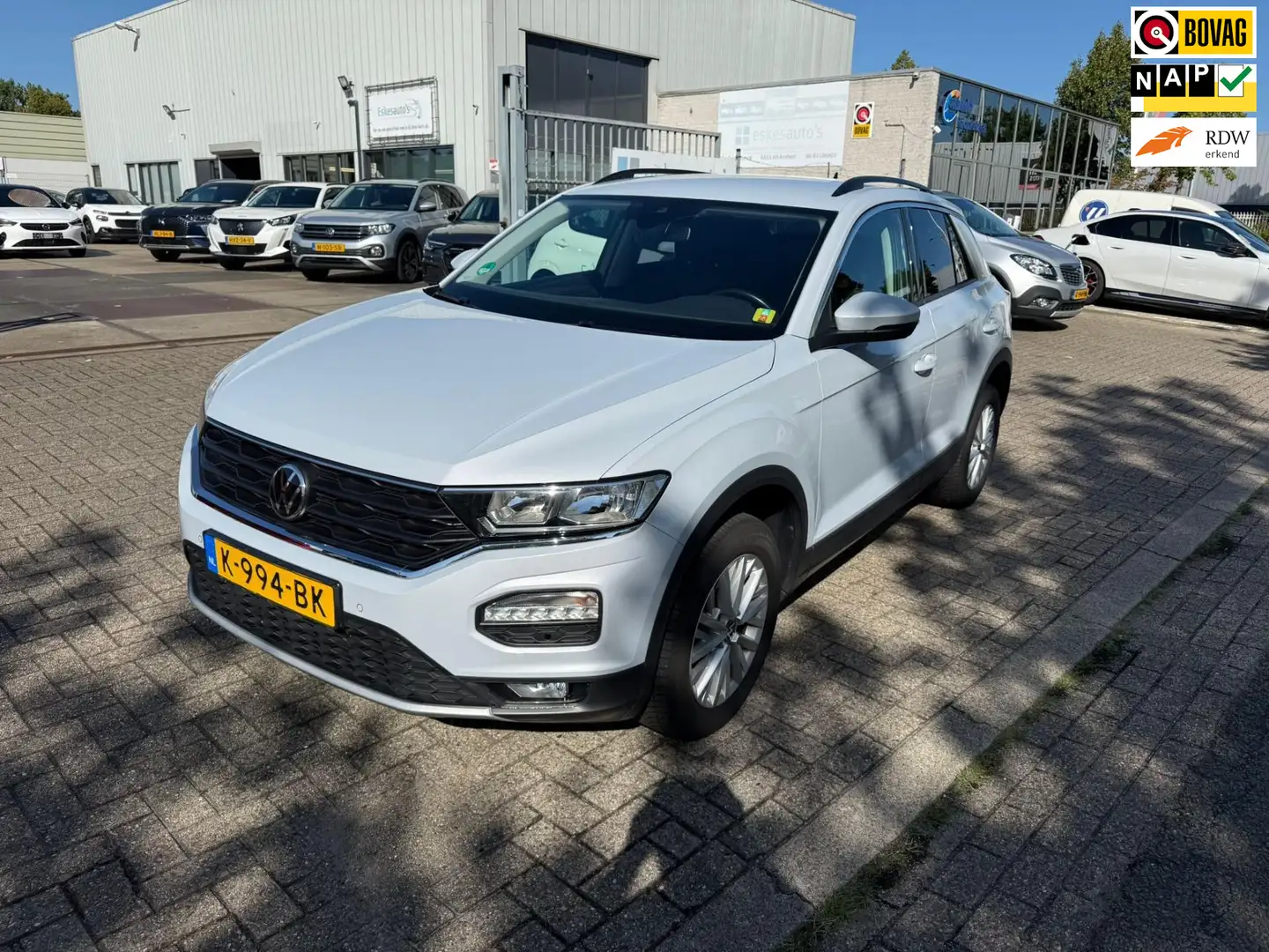 Volkswagen T-Roc 1.5 TSI Style, Automaat, Navi, Nette auto Bianco - 1