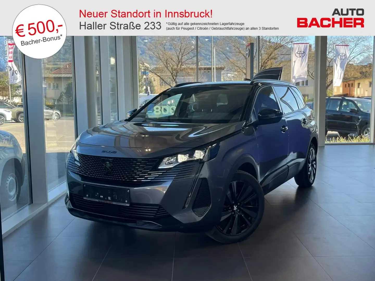 Peugeot 5008 GT Hybrid 130 MHEV Schwarz - 1