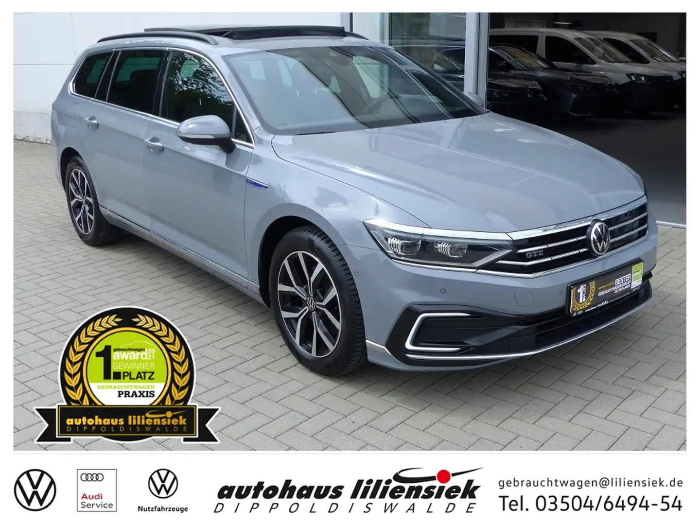 Volkswagen Passat Variant GTE 1.4 TSI DSG *AHK*Sthz*LED* Grau - 1