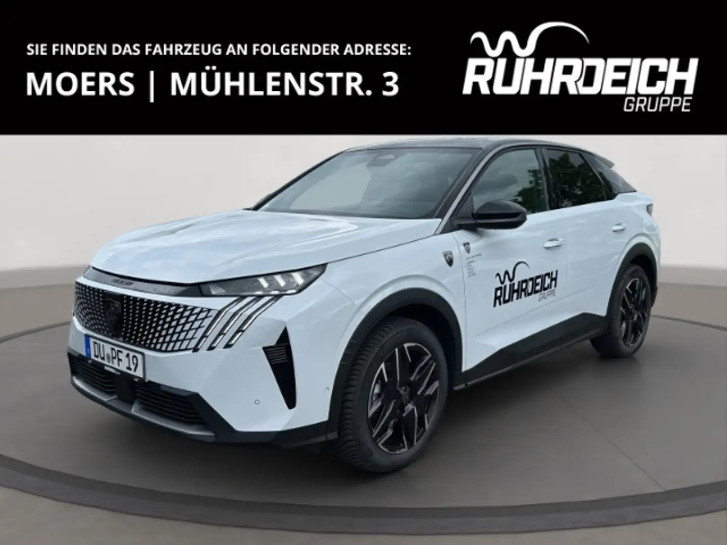 Peugeot 3008 GT HYBRID136e-DSC6 +NAV+PANO+AHK+FOCAL+ACC+360CAM+ Weiß - 1