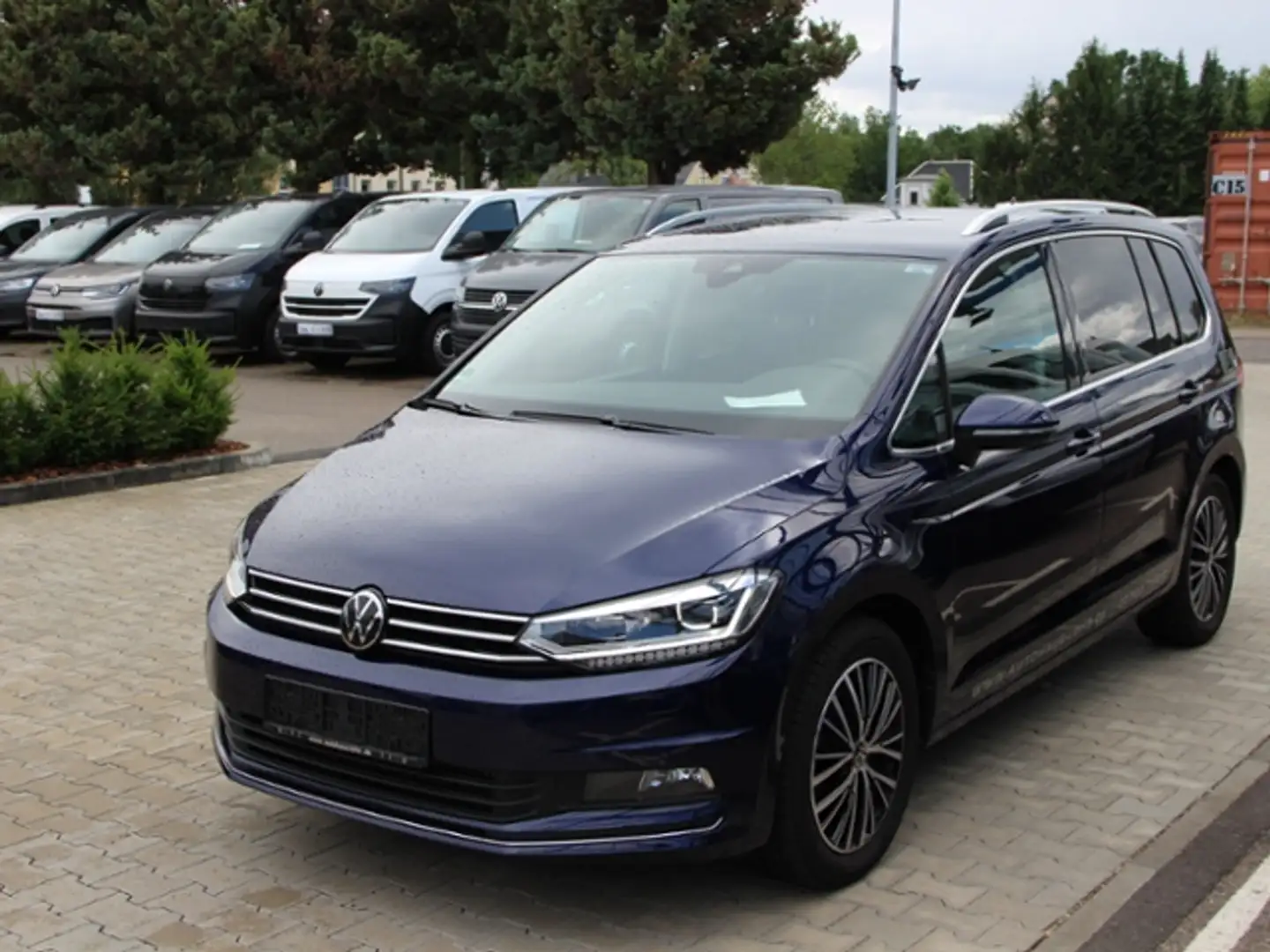 Volkswagen Touran 2.0 TDI Highline Tiptronic KLIMA LED XENON NAVI A Kék - 2