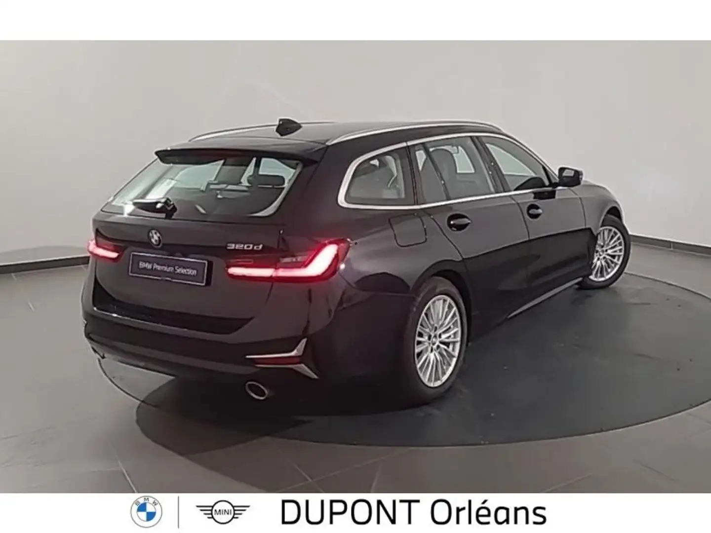 BMW 320 320dA MH 190ch Luxury Noir - 2