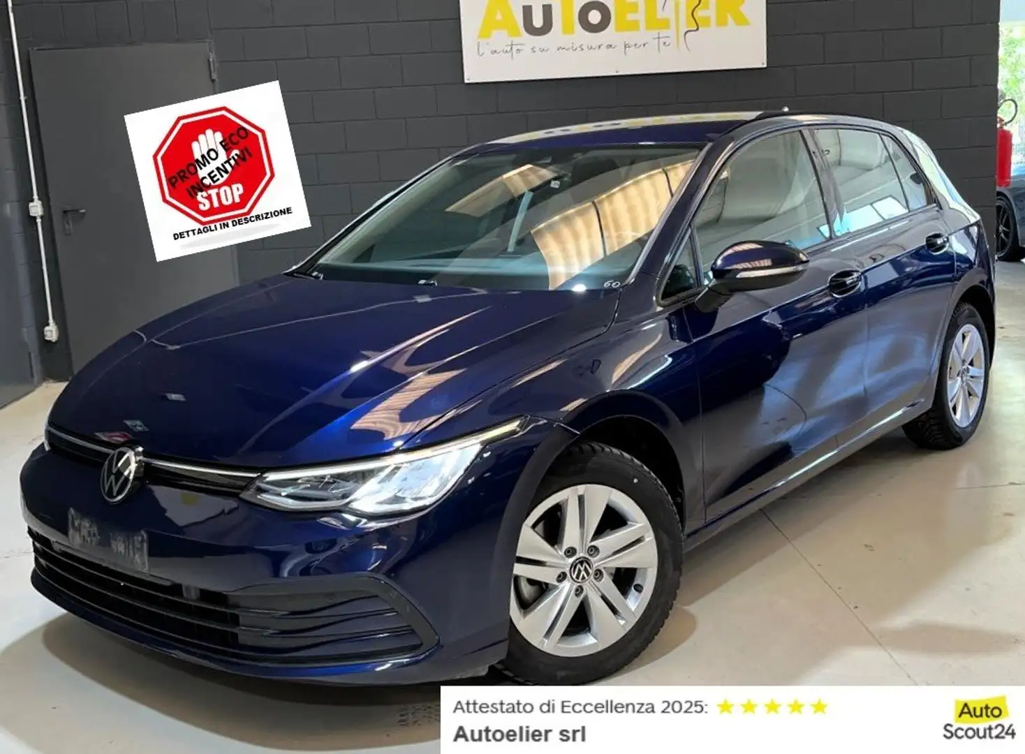 Volkswagen Golf Golf VIII 2020 1.0 etsi evo Life 110cv dsg Blu/Azzurro - 1