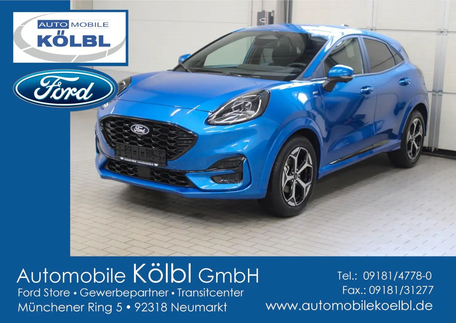 Ford Puma 1.0 Aut. ST-Line, EL.HECKKLAPPE/360°KAMERA Blau - 1