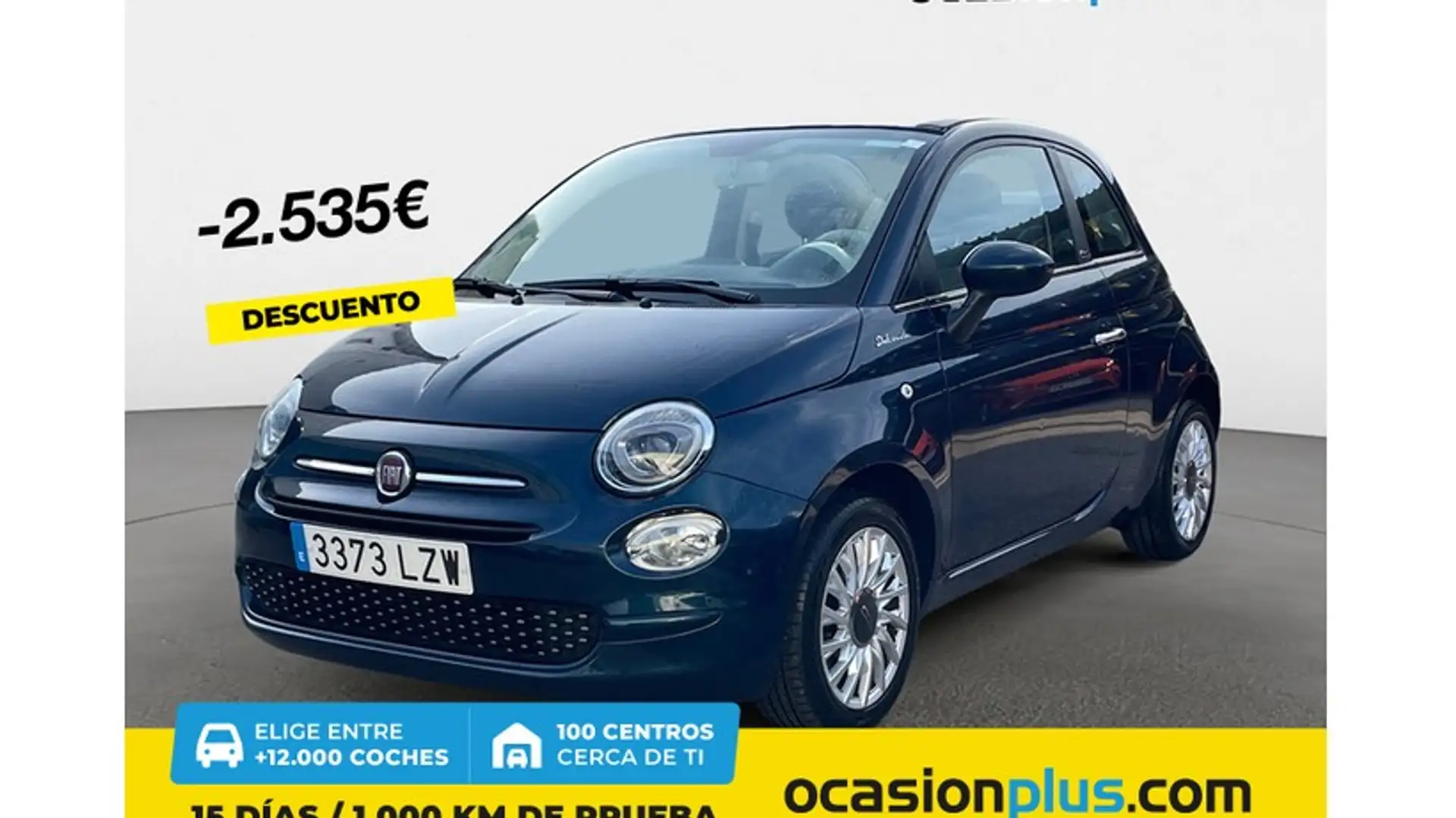 Fiat 500C 1.0 Hybrid Dolcevita 52kW Azul - 1